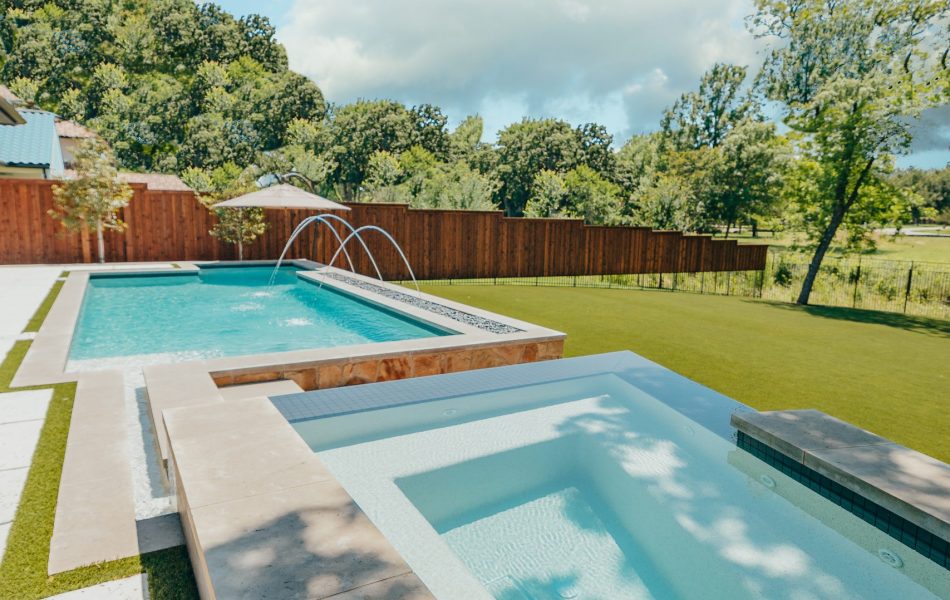 Adjoining Spas - Claffey Pools