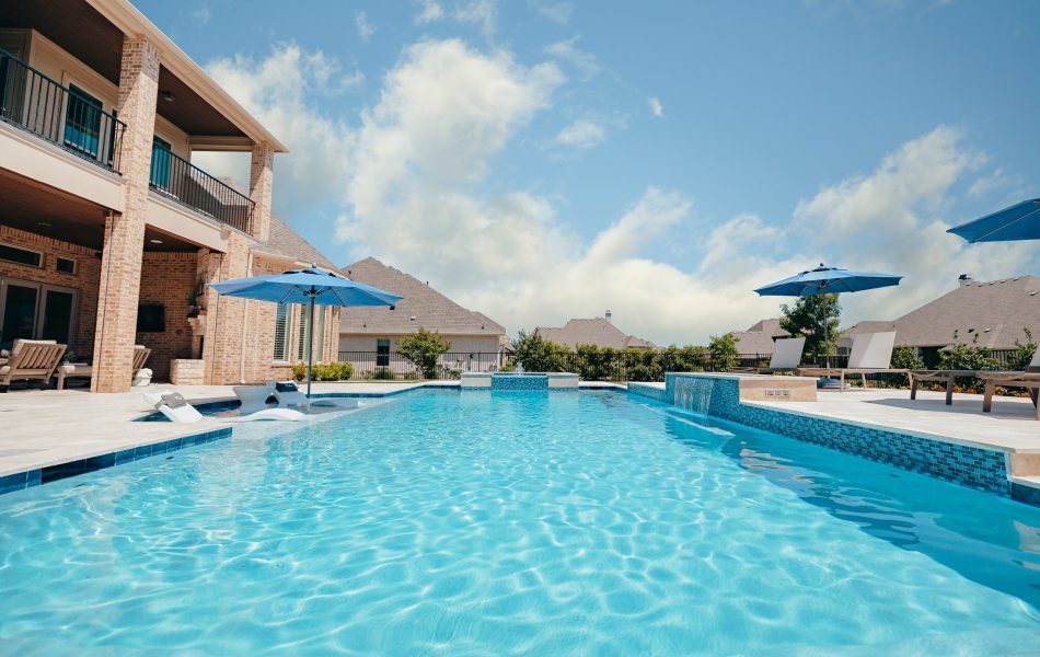 Bella Blue Custom Linear Pool - Claffey Pools