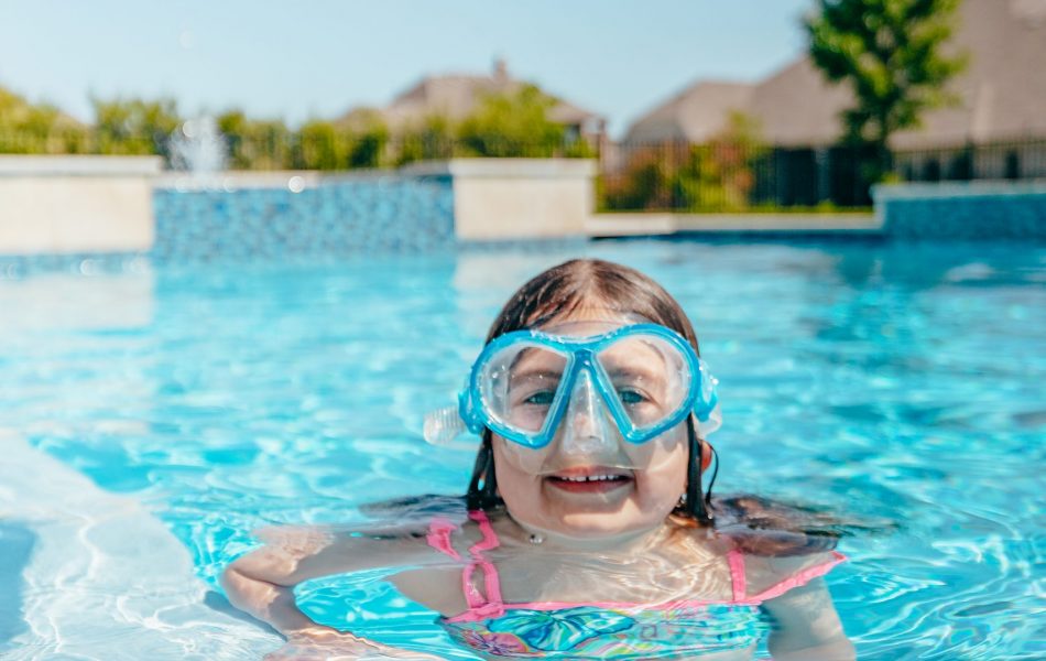 Girl in Swimming Pool - Claffey Pools