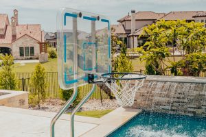 Net Attached to Custom Pool- Claffey Pools