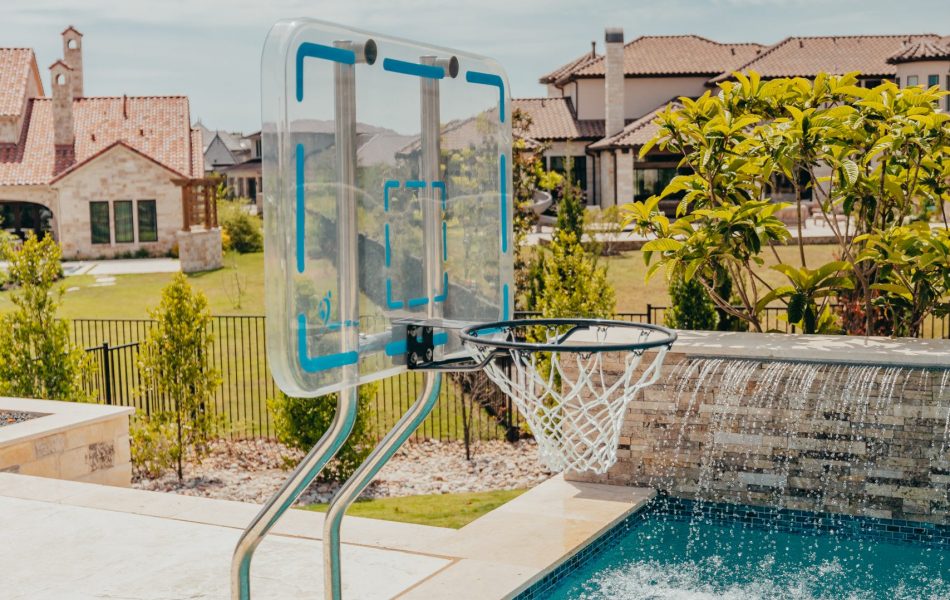 Net Attached to Custom Pool- Claffey Pools