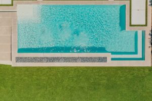 Overhead View of Signature Swimming Pools - Claffey Pools