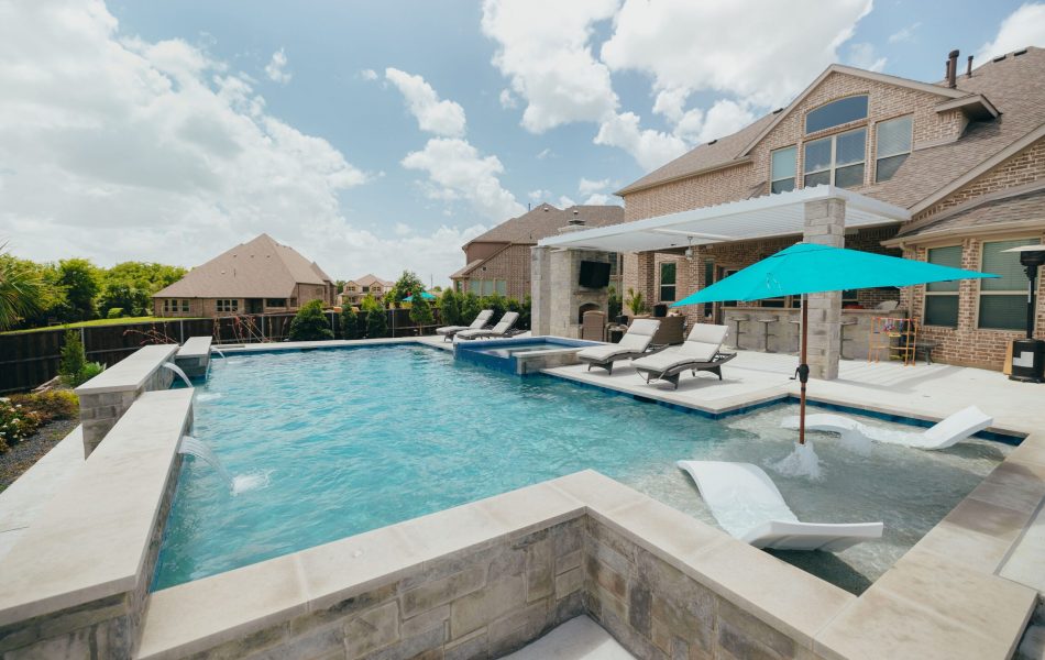 Smoke Leuders Backyard Getaway Swimming Pool Project - Claffey Pools