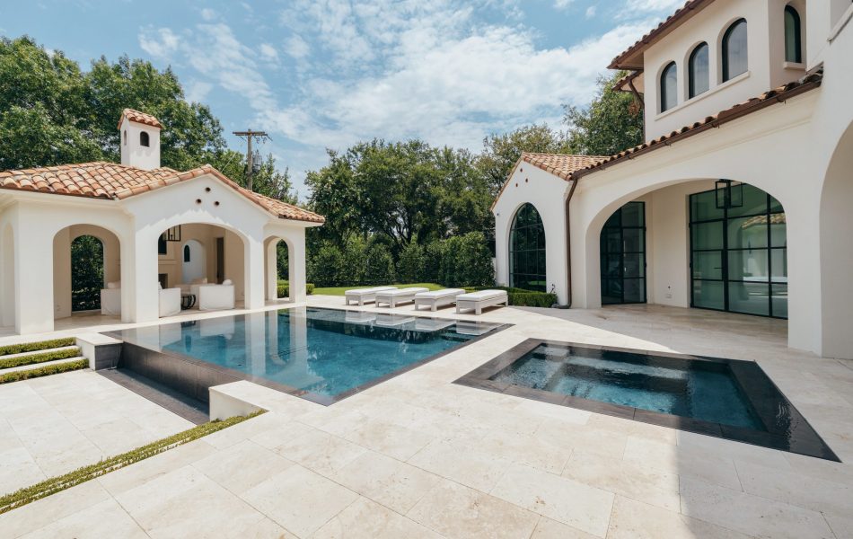 Modern Mediterranean Swimming Pool Project - Claffey Pools