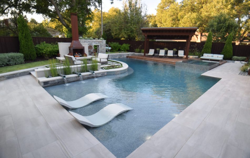 Modern Knife Edge Escape Swimming Pool Project - Claffey Pools