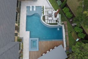 Modern Knife Edge Escape Swimming Pool Project - Claffey Pools