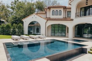 Modern Mediterranean Swimming Pool Project - Claffey Pools