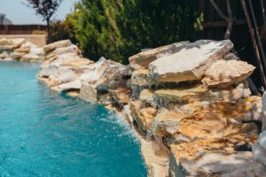 Light and Bright Freeform Oasis Swimming Pool Project - Claffey Pools