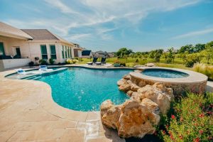 Hill Country Freeform Swimming Pool Project - Claffey Pools