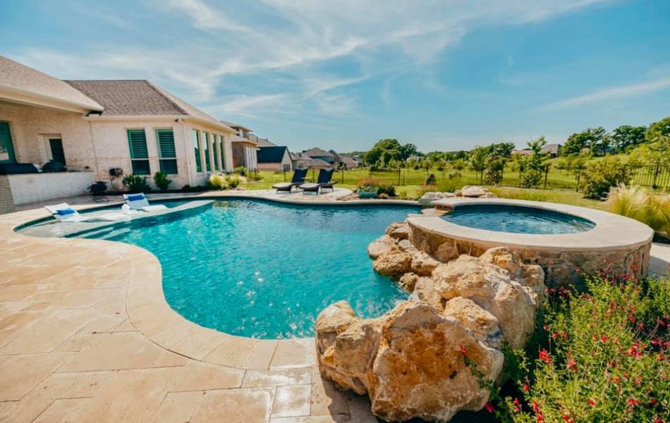 Hill Country Freeform Swimming Pool Project - Claffey Pools