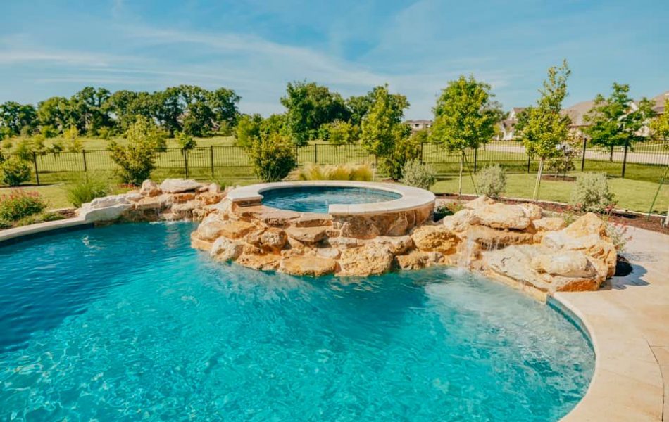 Hill Country Freeform Swimming Pool Project - Claffey Pools
