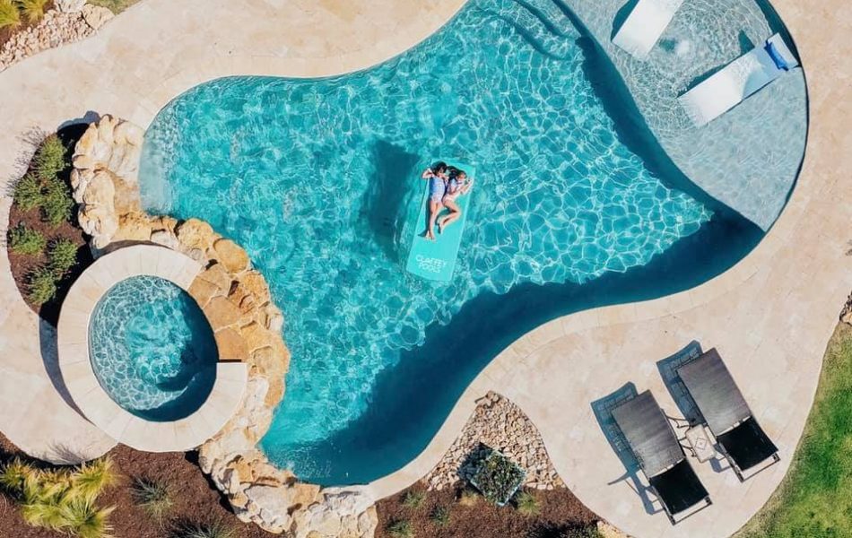 Hill Country Freeform Swimming Pool Project - Claffey Pools