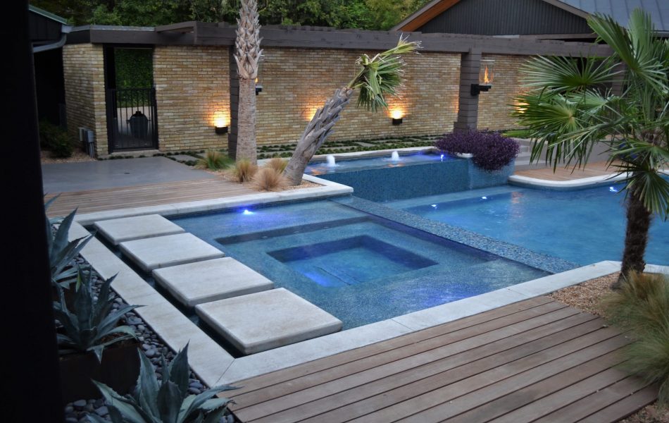 transformation of swimming pool