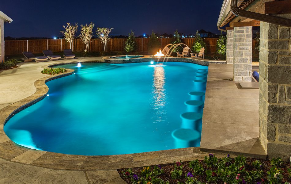 Frisco Freeform Swimming Pool Project - Claffey Pools