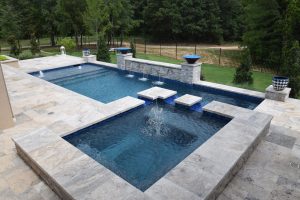 Colleyville Straightline Swimming Pool Project - Claffey Pools