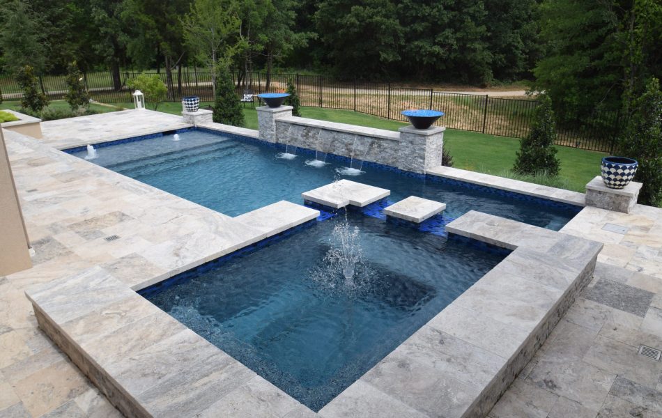 Colleyville Straightline Swimming Pool Project - Claffey Pools