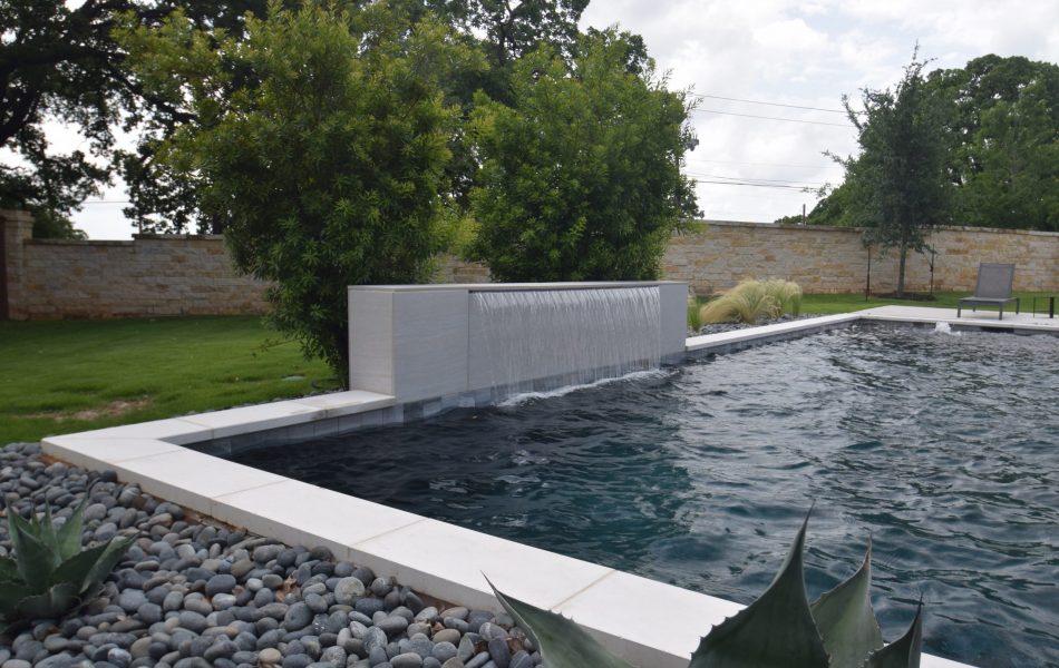 Black Onyx Straightline Swimming Pool Project - Claffey Pools