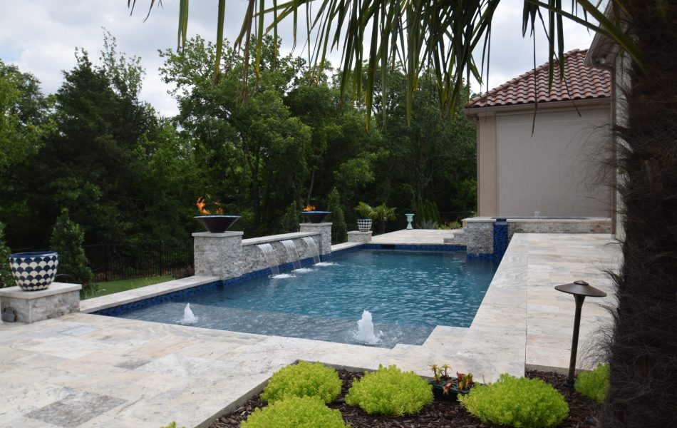 Colleyville Straightline Swimming Pool Project - Claffey Pools