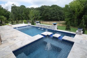 Colleyville Straightline Swimming Pool Project - Claffey Pools
