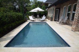 Straight-line Shape Remodel Swimming Pool Project - Claffey Pools
