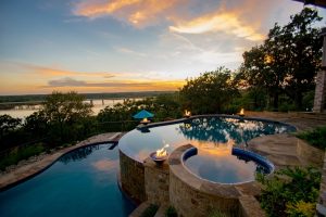 Grandly Gorgeous Lake View Swimming Pool Project - Claffey Pools