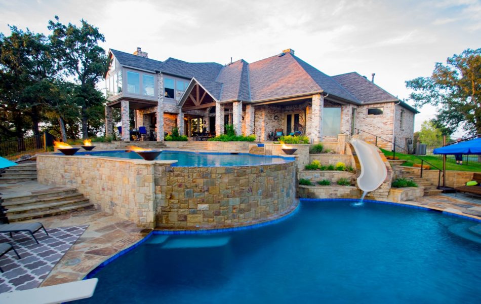 Grandly Gorgeous Lake View Swimming Pool Project - Claffey Pools