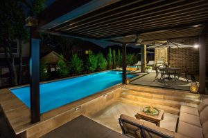 Eclectic Backyard Retreat Swimming Pool Project - Claffey Pools