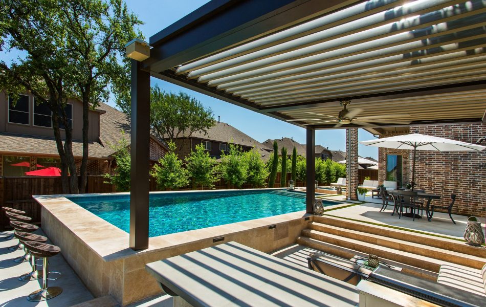 Eclectic Backyard Retreat Swimming Pool Project - Claffey Pools