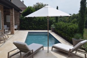 Straight-line Shape Remodel Swimming Pool Project - Claffey Pools