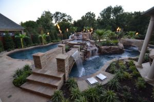 HGTV Colleyville Lazy River Swimming Pool Project - Claffey Pools