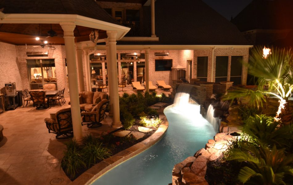 HGTV Colleyville Lazy River Swimming Pool Project - Claffey Pools