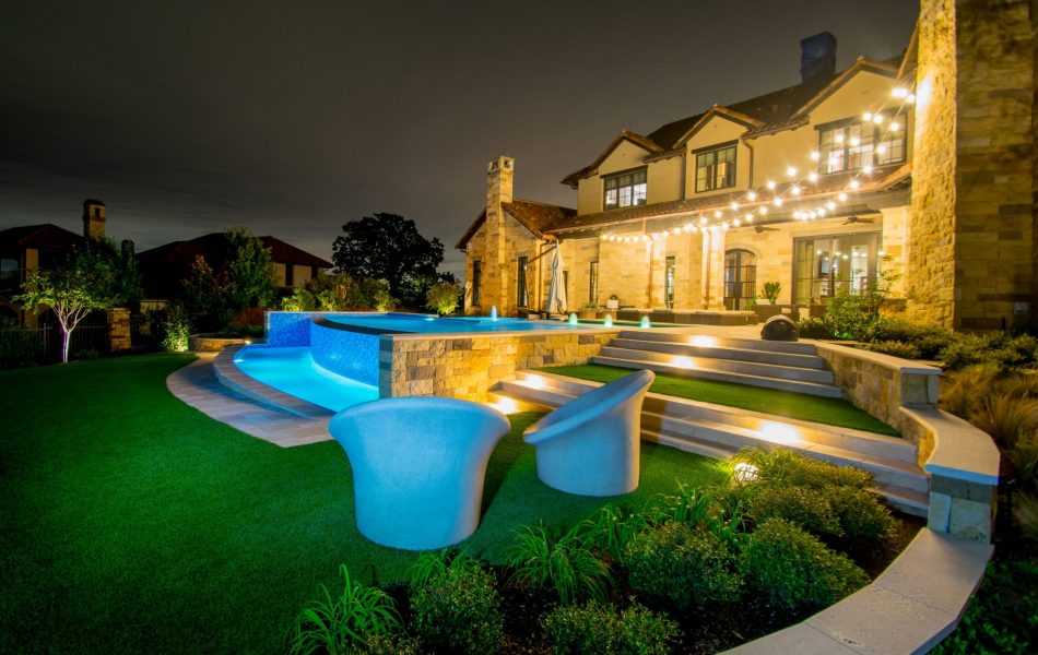 Curves Meets Geometric Swimming Pool Project - Claffey Pools