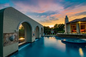 Arches Of Rain Swimming Pool Project - Claffey Pools