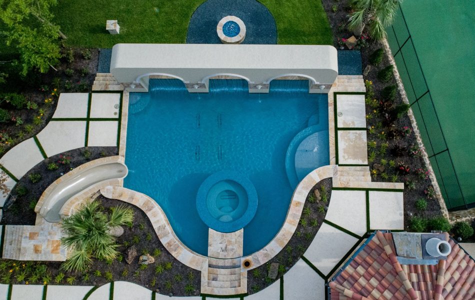 Arches Of Rain Swimming Pool Project - Claffey Pools