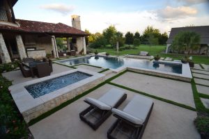 Southlake Spanish Geometric Swimming Pool Project - Claffey Pools