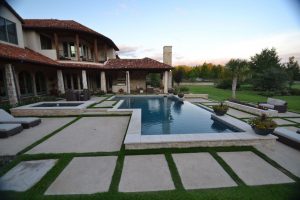 Southlake Spanish Geometric Swimming Pool Project - Claffey Pools