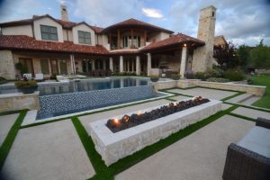 Southlake Spanish Geometric Swimming Pool Project - Claffey Pools