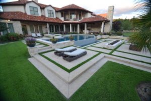 Southlake Spanish Geometric Swimming Pool Project - Claffey Pools