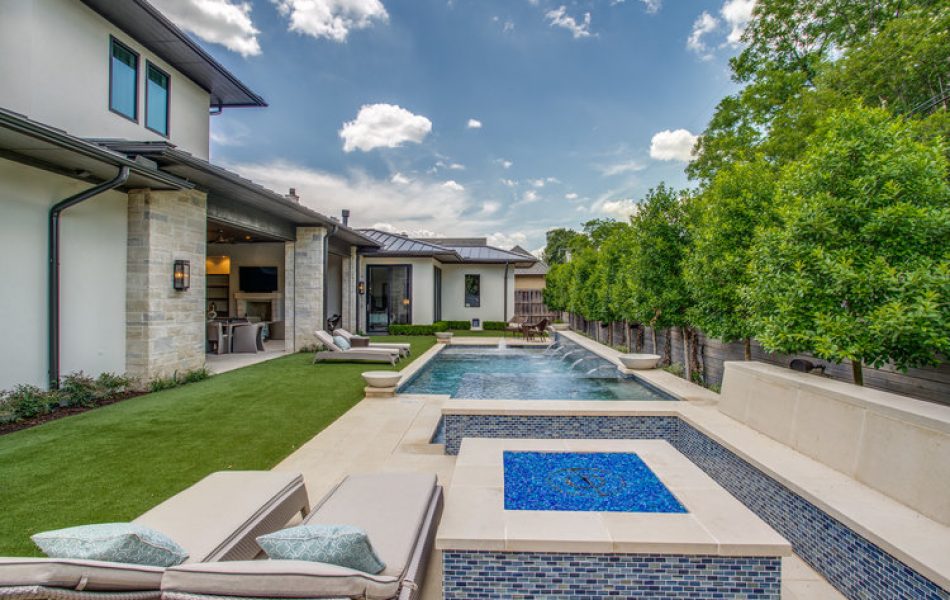 Dallas Straightline Swimming Pool Project - Claffey Pools