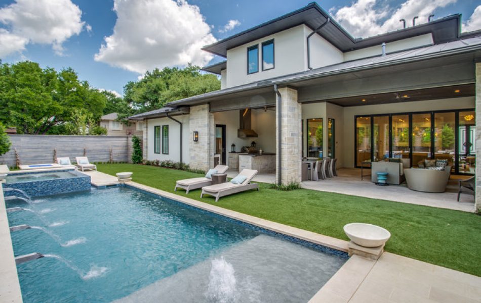 Dallas Straightline Swimming Pool Project - Claffey Pools