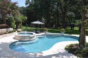 Ivory Travertine Remodel Swimming Pool Project - Claffey Pools