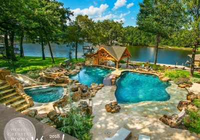 PEBBLE TEC AWARDS - worlds greatest pool 2018 winner - freeform pools turtle bay