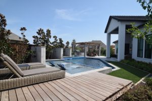 Water Wall Escape Swimming Pool Project - Claffey Pools