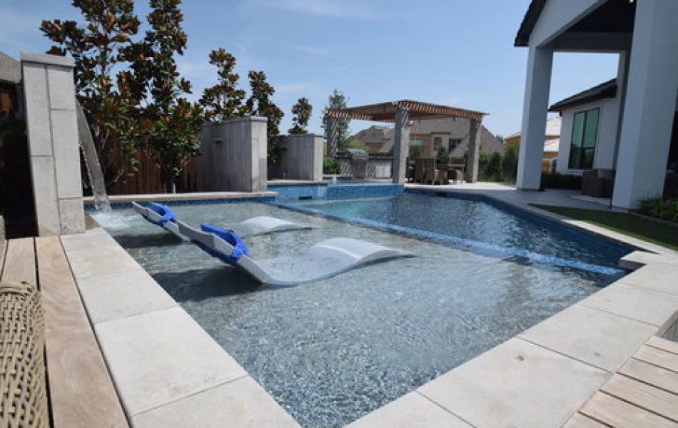 Water Wall Escape Swimming Pool Project - Claffey Pools