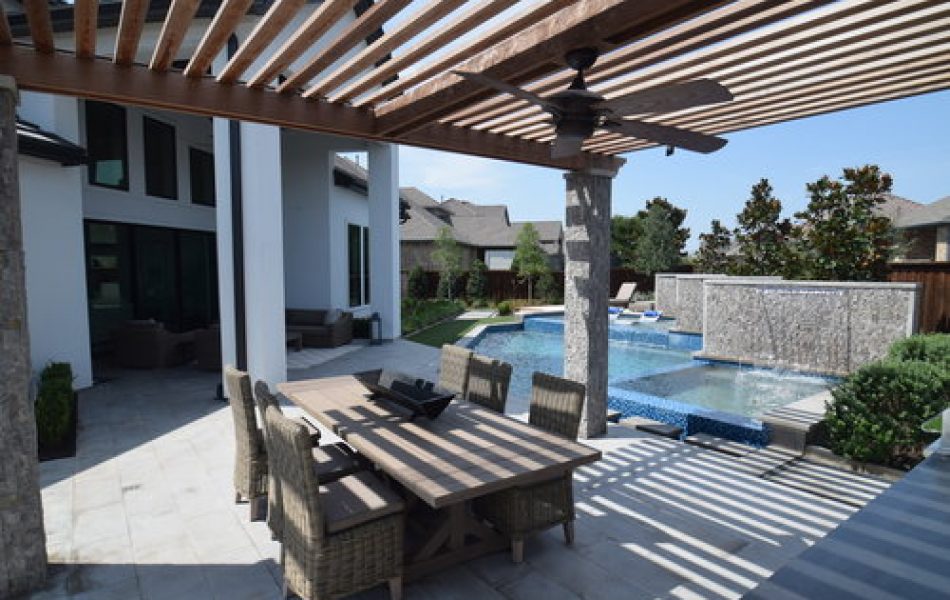 Water Wall Escape Swimming Pool Project - Claffey Pools