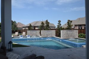 Water Wall Escape Swimming Pool Project - Claffey Pools