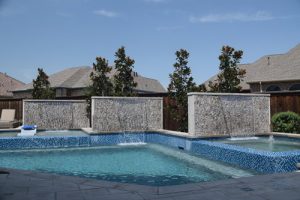 Water Wall Escape Swimming Pool Project - Claffey Pools