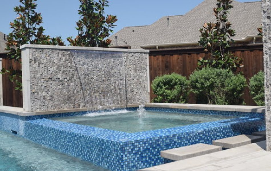 Water Wall Escape Swimming Pool Project - Claffey Pools