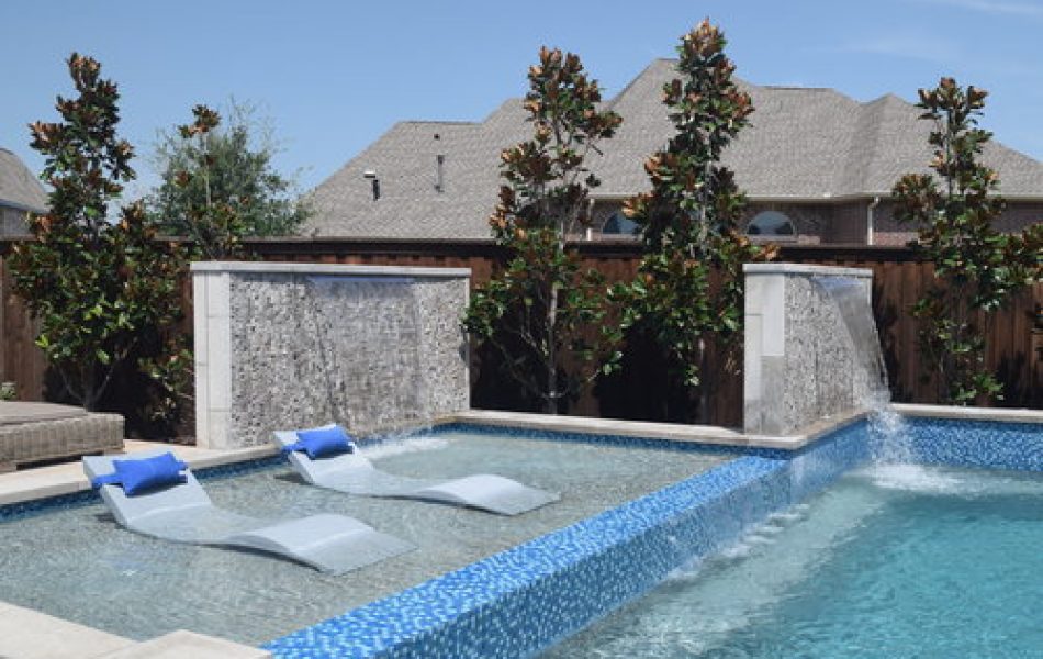 Water Wall Escape Swimming Pool Project - Claffey Pools