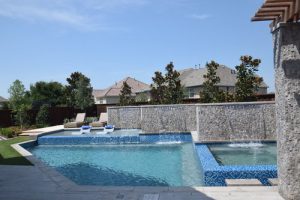 Water Wall Escape Swimming Pool Project - Claffey Pools